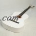Zimtown 6-Strings Beginner's Instrument 38" Acoustic Classic Guitar White   